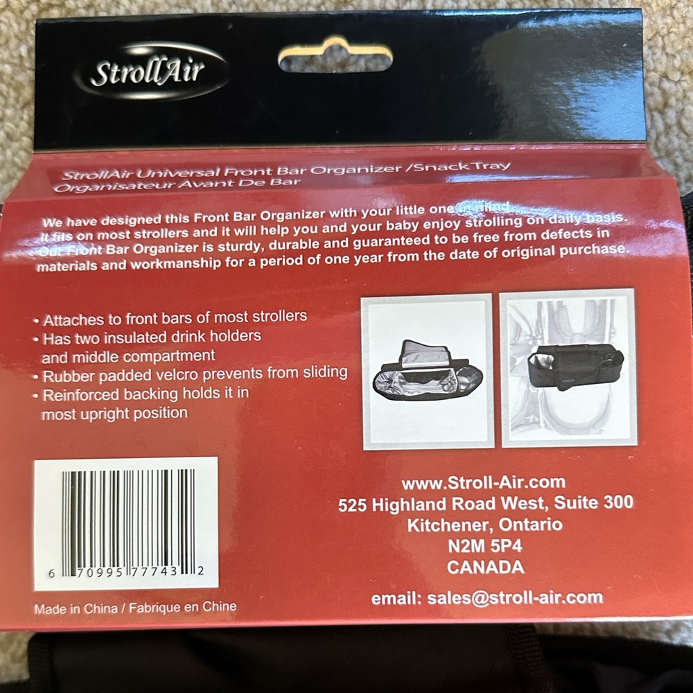 Strollair universal snack trays for stroller - Picture 3 of 4